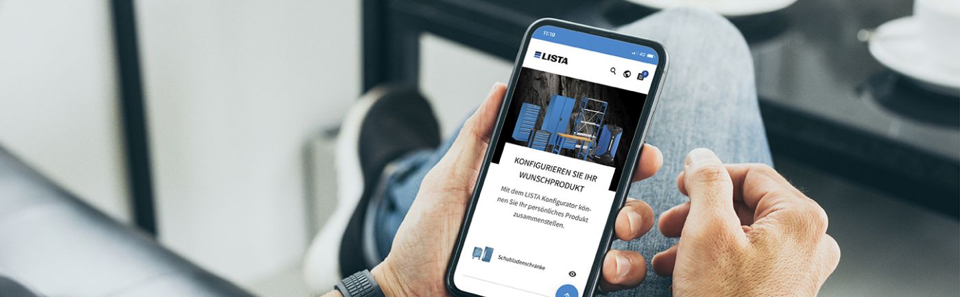 Discover the new<br>LISTA APP!