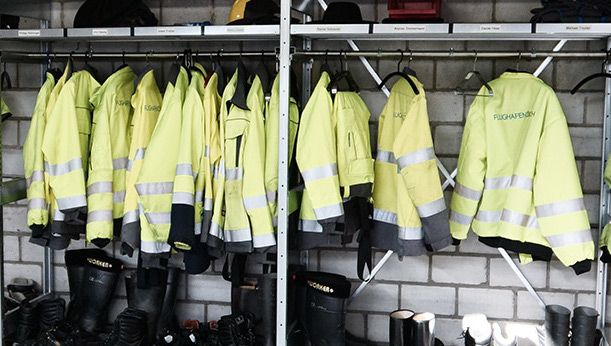 workspace equipment for the fire brigade