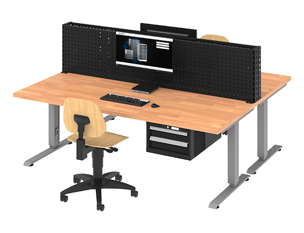 Ergonomische Werkbänke und Arbeitsplatzsysteme für Industrie und Werkstatt